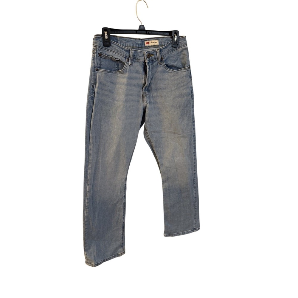 Wrangler Men's Jeans Relaxed Boot Light Wash Blue Jeans‎ 30x30